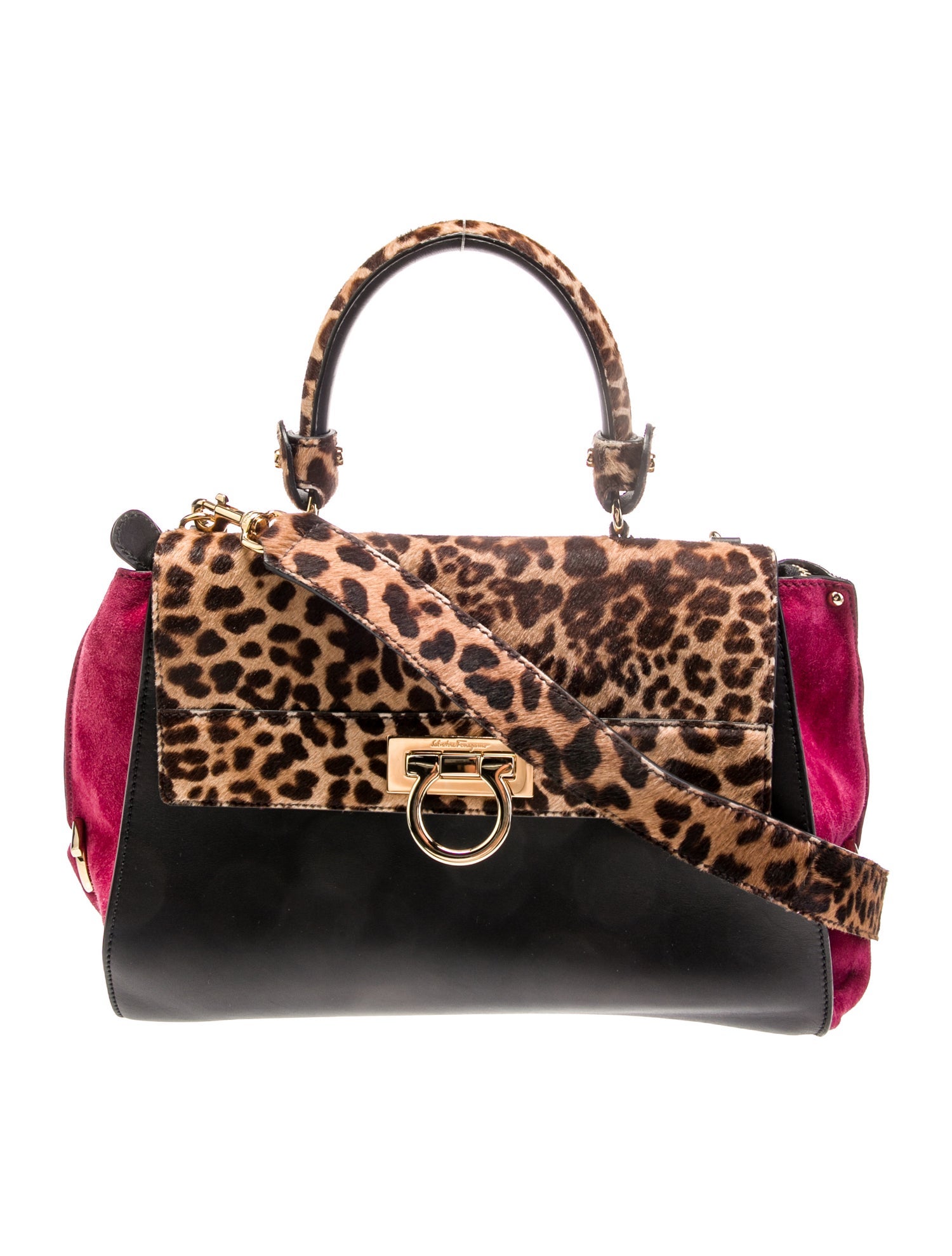 Salvatore Ferragamo Leather Top Handle Bag