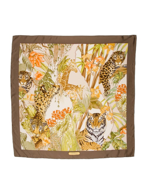 Salvatore Ferragamo Silk Printed Scarf