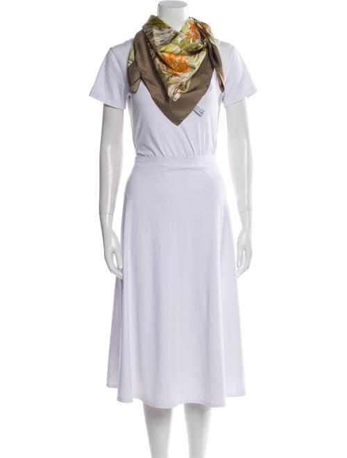 Salvatore Ferragamo Silk Printed Scarf