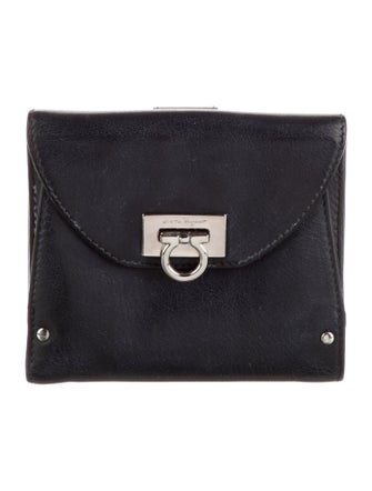 Salvatore Ferragamo Leather Compact Wallet
