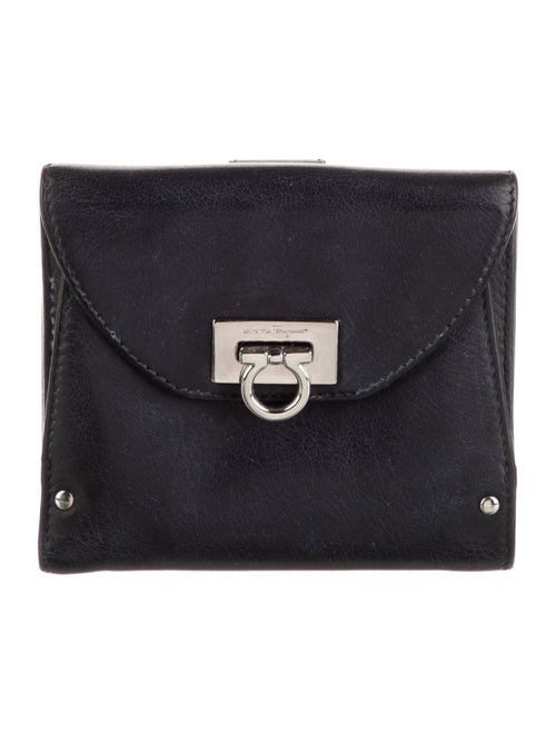 Salvatore Ferragamo Leather Compact Wallet