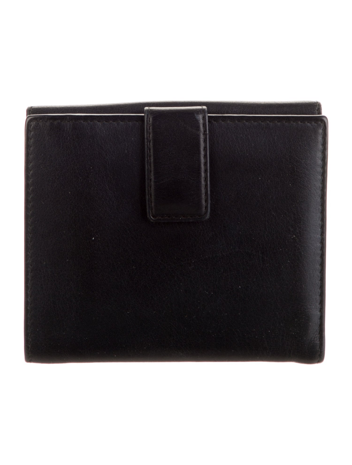 Salvatore Ferragamo Leather Compact Wallet