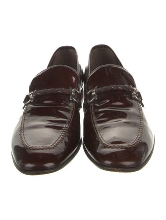 Salvatore Ferragamo Patent Leather Dress Loafers