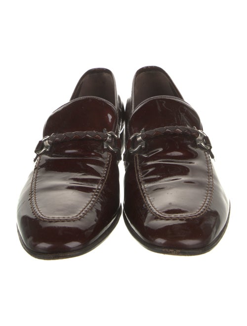 Salvatore Ferragamo Patent Leather Dress Loafers