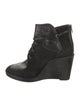 Salvatore Ferragamo Leather Lace-Up Boots