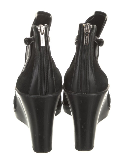 Salvatore Ferragamo Leather Lace-Up Boots