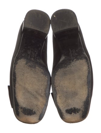 Salvatore Ferragamo Satin Bow Accents Pumps