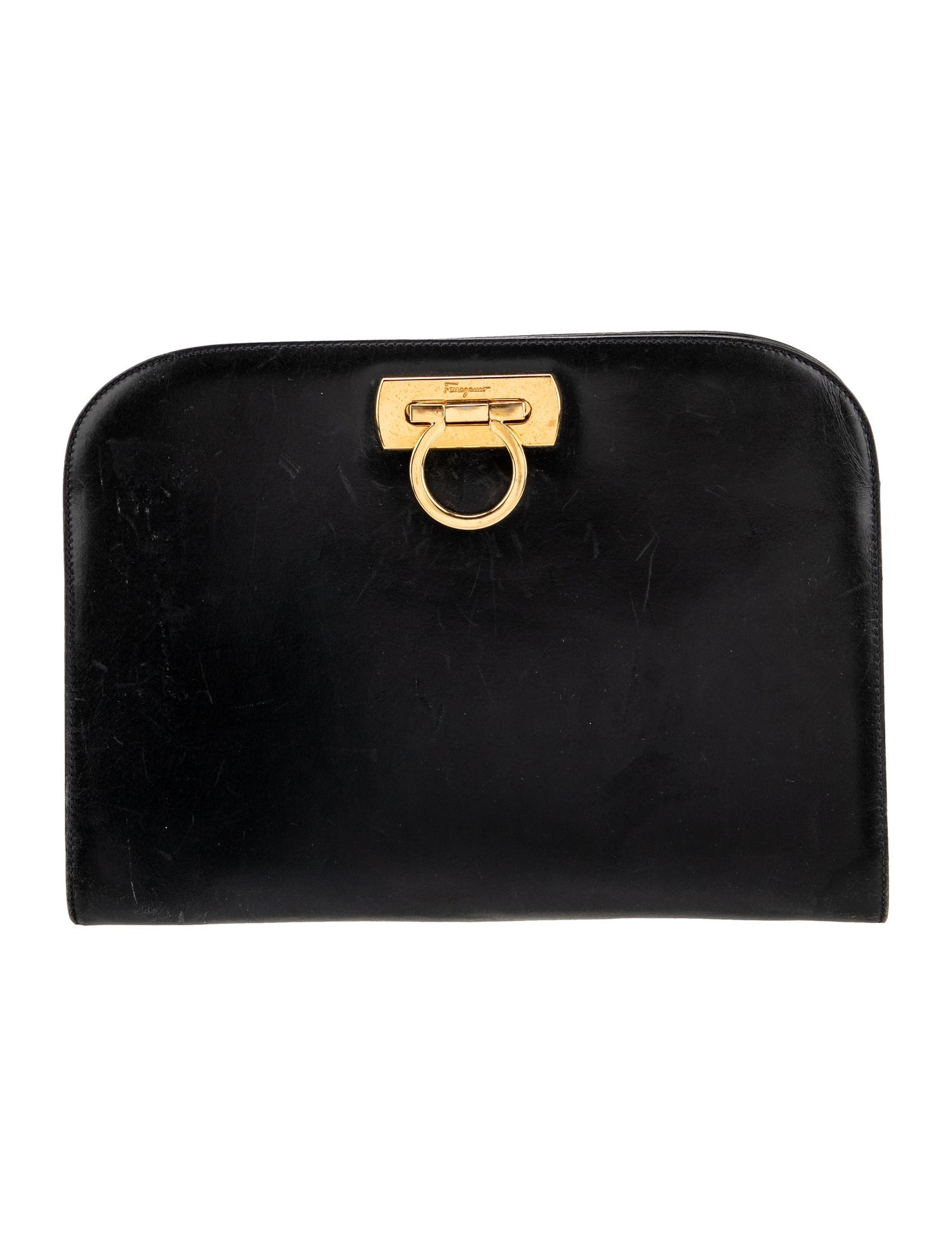 Salvatore Ferragamo Gancini Portfolio Vintage