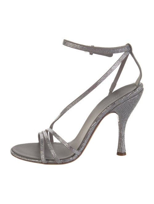 Ferragamo Crystal Crystal Embellishments Sandals w/ Tags
