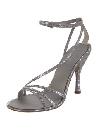 Ferragamo Crystal Crystal Embellishments Sandals w/ Tags