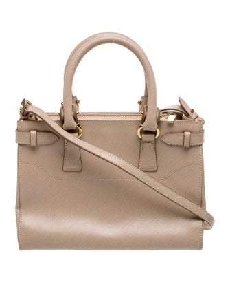 Salvatore Ferragamo Saffiano Leather Top Handle Bag