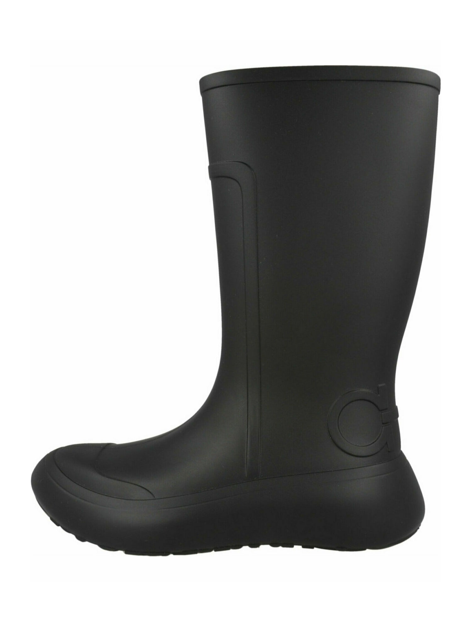 Salvatore Ferragamo Gancini Logo PVC Rain Boots w/ Tags