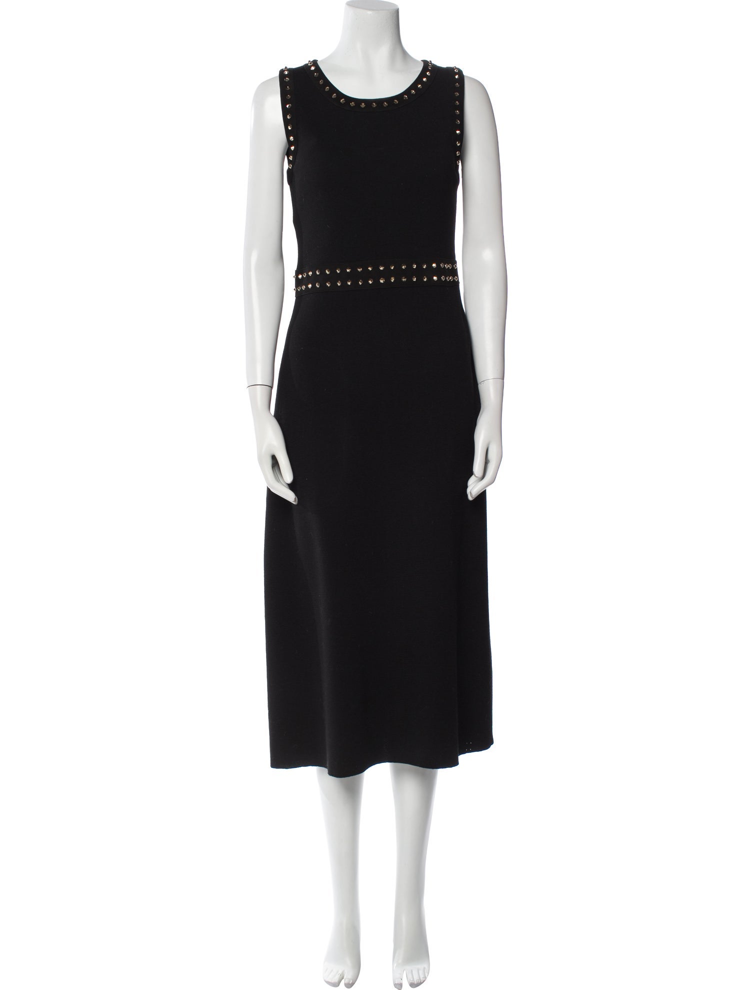 Salvatore Ferragamo Virgin Wool Long Dress