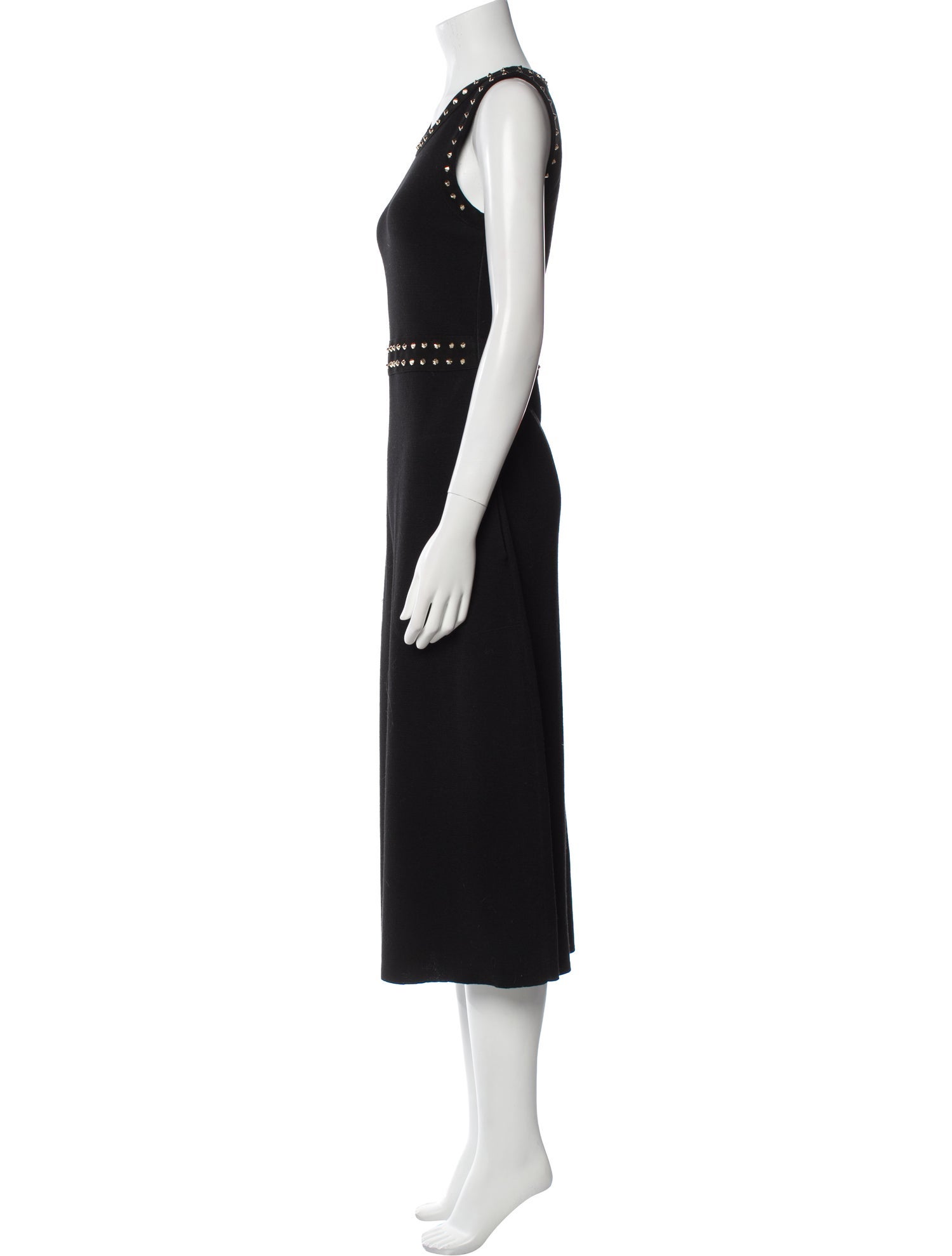 Salvatore Ferragamo Virgin Wool Long Dress