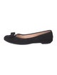 Salvatore Ferragamo Bow Accents Ballet Flats