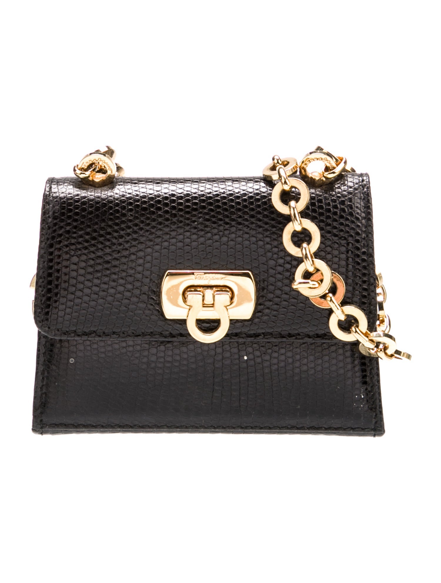 Salvatore Ferragamo Leather Evening Bag