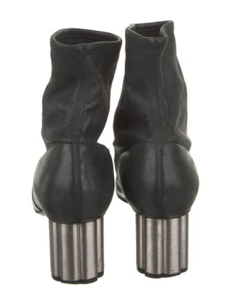 Salvatore Ferragamo Leather Sock Boots