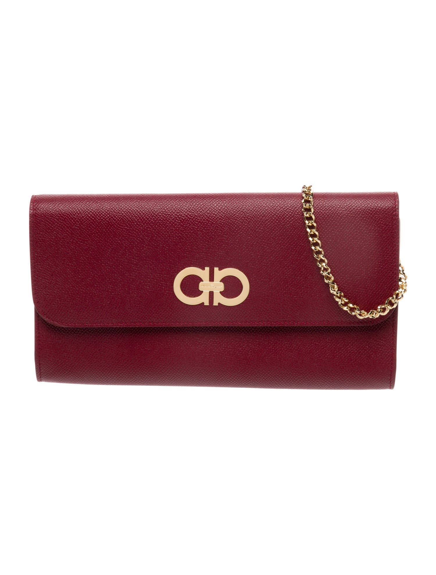 Salvatore Ferragamo Calf Leather Clutch