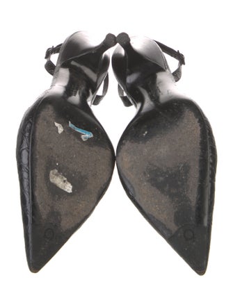 Salvatore Ferragamo Leather Slingback Pumps