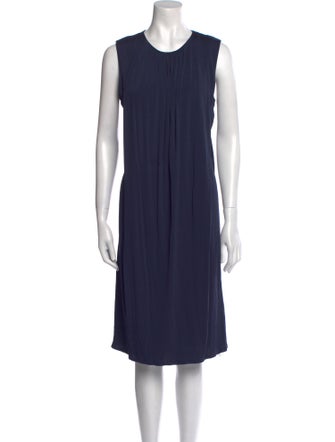 Salvatore Ferragamo Crew Neck Knee-Length Dress