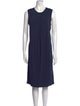 Salvatore Ferragamo Crew Neck Knee-Length Dress