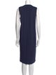 Salvatore Ferragamo Crew Neck Knee-Length Dress