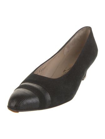 Salvatore Ferragamo Suede Pumps