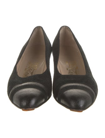Salvatore Ferragamo Suede Pumps