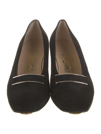 Salvatore Ferragamo Suede Pumps