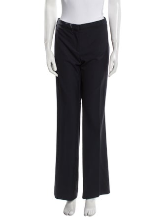 Salvatore Ferragamo Wool Straight Leg Pants