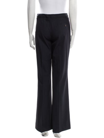 Salvatore Ferragamo Wool Straight Leg Pants