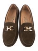 Salvatore Ferragamo Signature Logo Suede Loafers