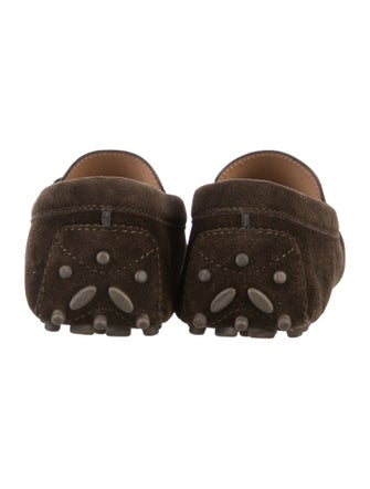 Salvatore Ferragamo Signature Logo Suede Loafers