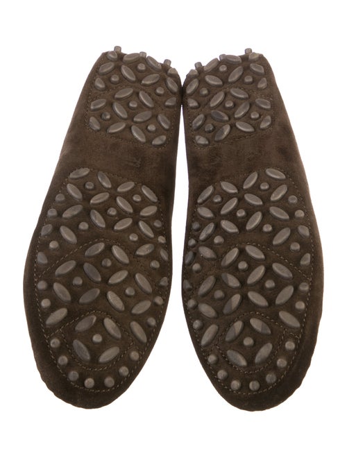 Salvatore Ferragamo Signature Logo Suede Loafers