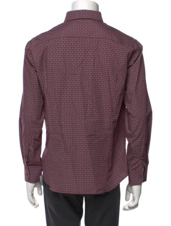 Salvatore Ferragamo Printed Long Sleeve Shirt