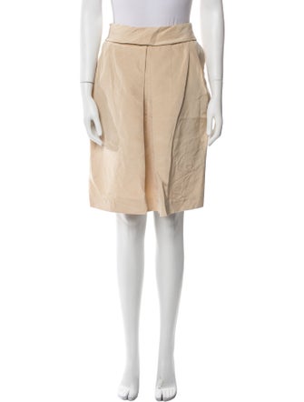 Salvatore Ferragamo Silk Knee-Length Skirt