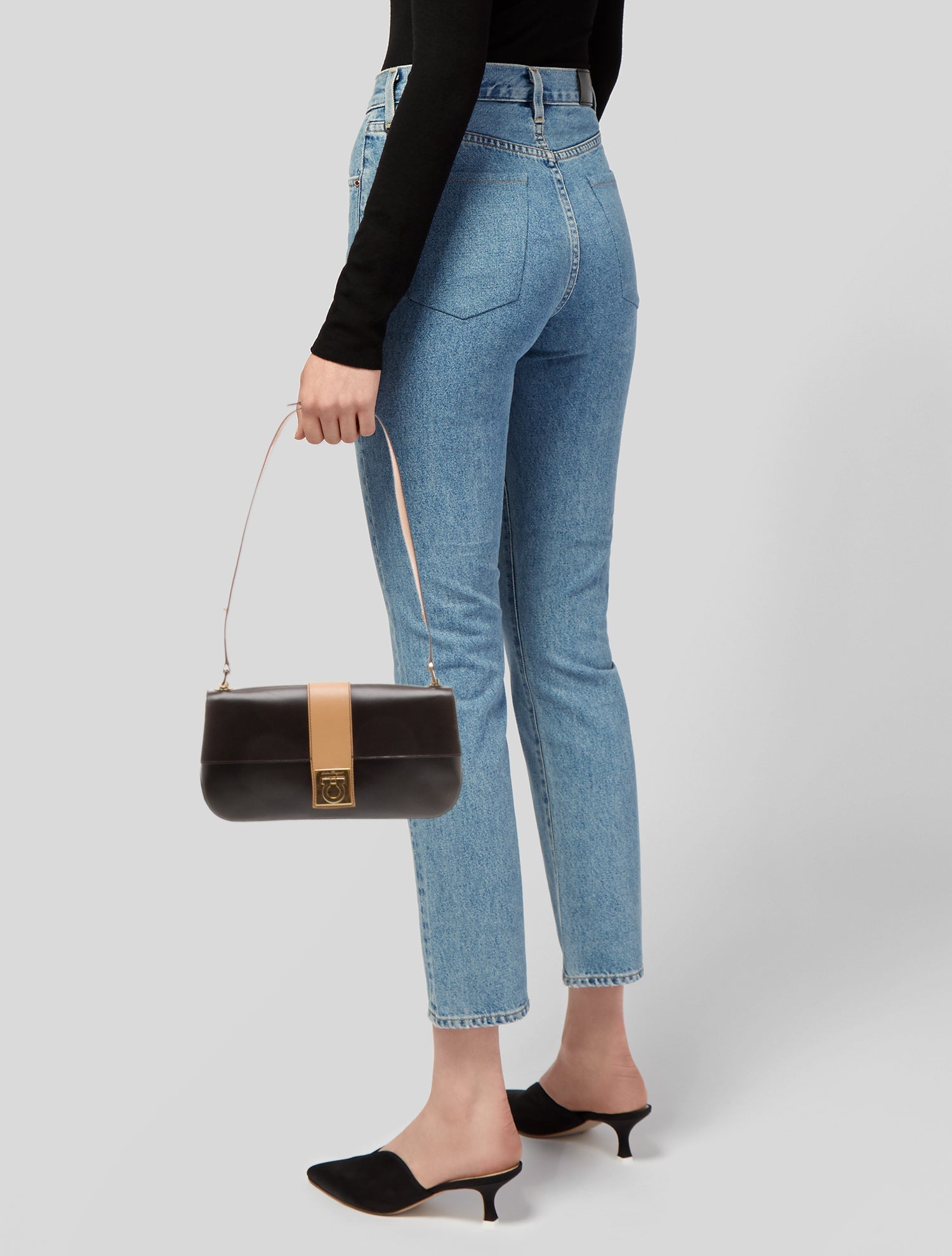 Salvatore Ferragamo Gancio Shoulder Bag