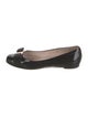 Salvatore Ferragamo Vara Bow Accent Patent Leather Ballet Flats