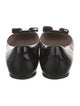 Salvatore Ferragamo Vara Bow Accent Patent Leather Ballet Flats