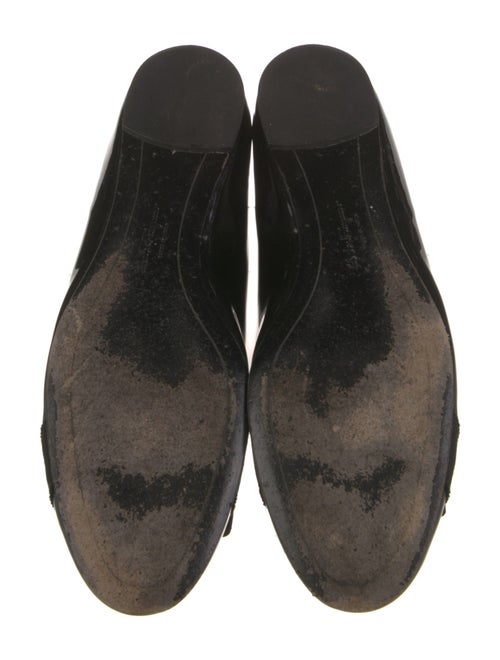 Salvatore Ferragamo Vara Bow Accent Patent Leather Ballet Flats
