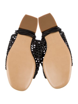 Salvatore Ferragamo Gancini Logo Leather Gladiator Sandals