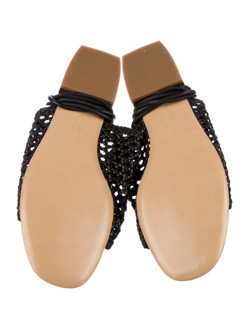 Salvatore Ferragamo Gancini Logo Leather Gladiator Sandals