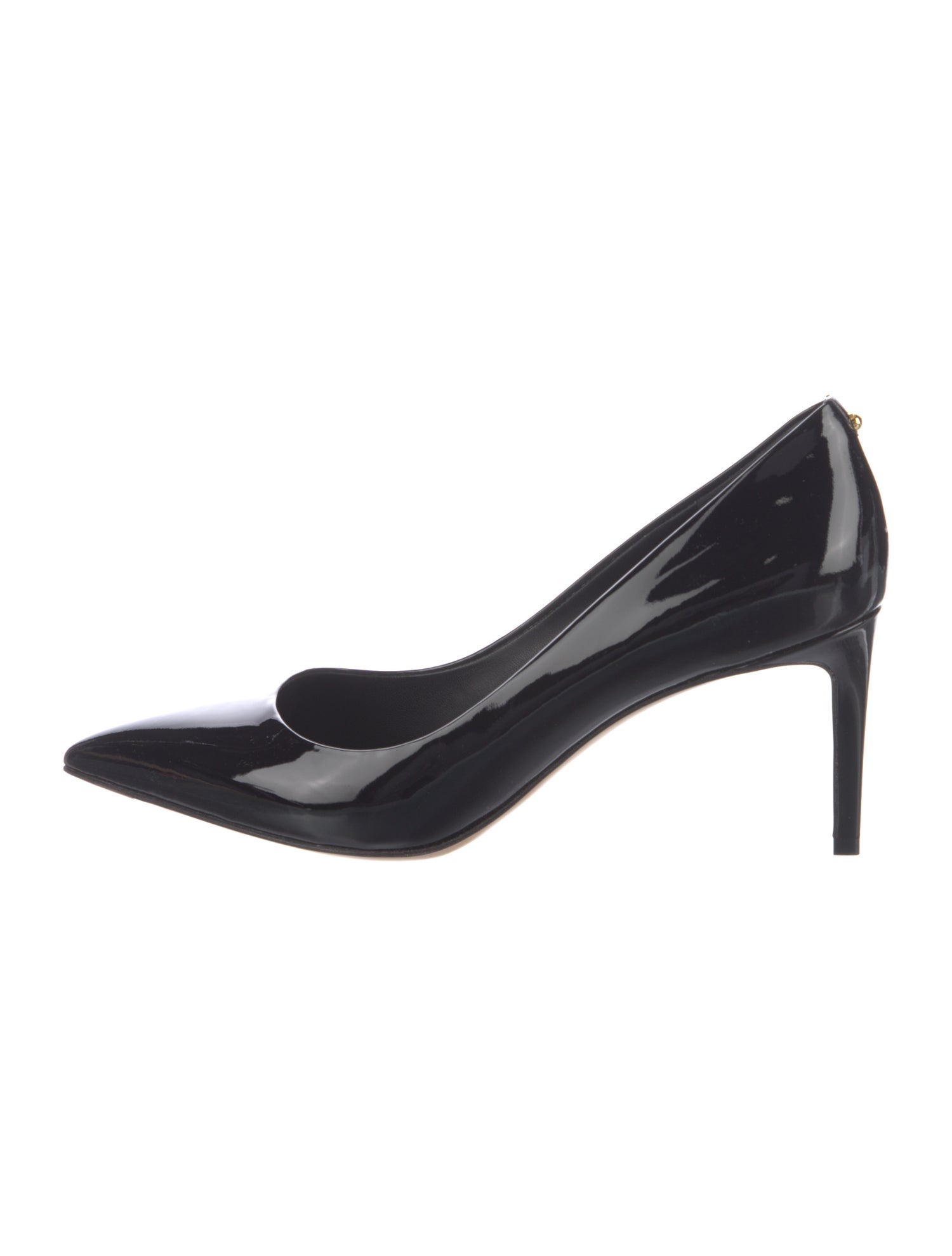 Salvatore Ferragamo Patent Leather Bow Accents Pumps