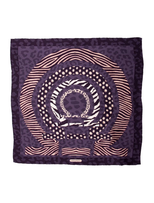 Salvatore Ferragamo Silk Printed Scarf