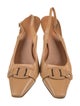 Salvatore Ferragamo Vara Bow Accent Leather Slingback Pumps