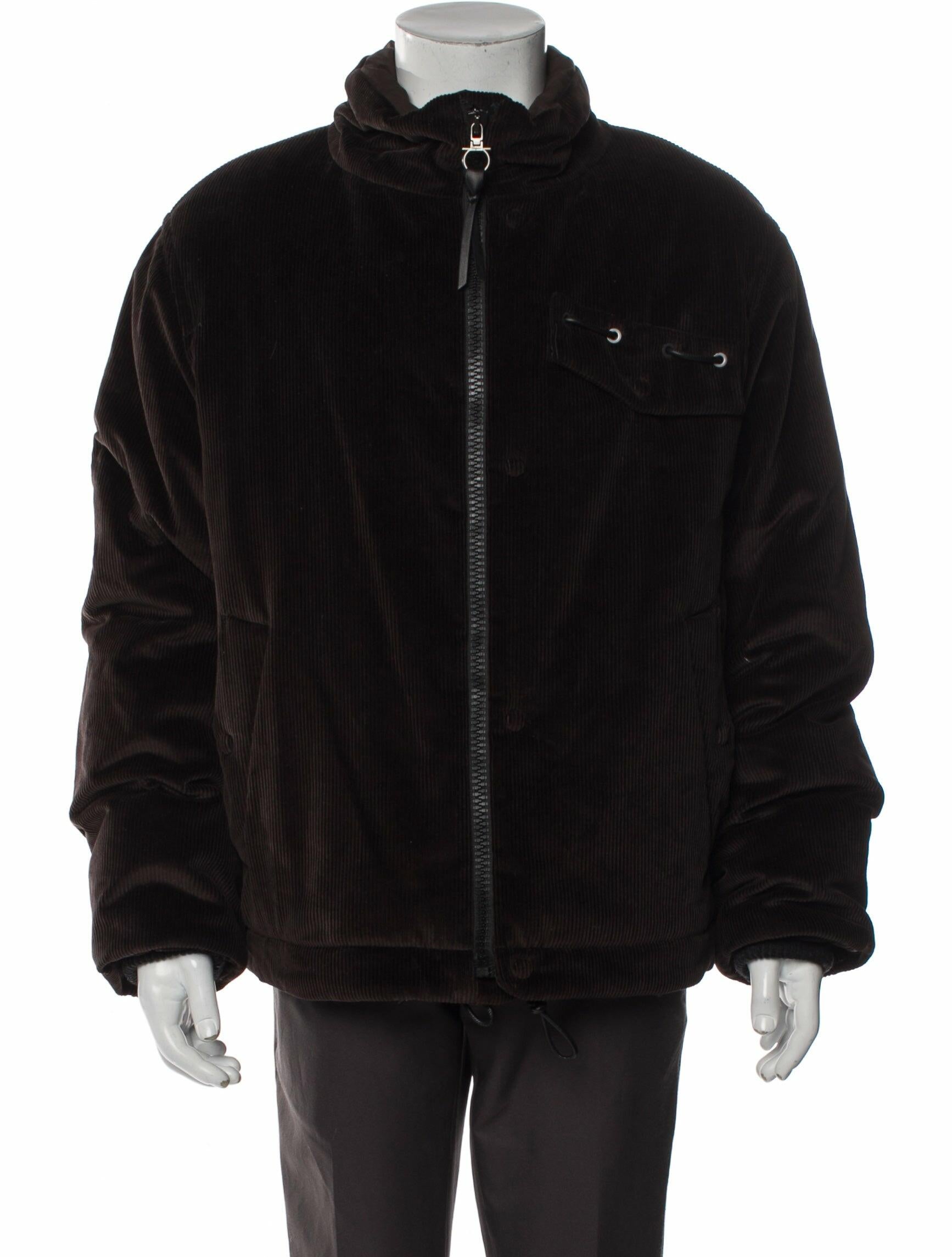 Salvatore Ferragamo Striped Windbreaker