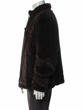 Salvatore Ferragamo Striped Windbreaker