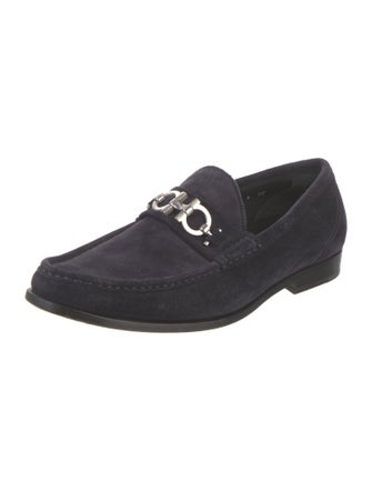 Salvatore Ferragamo Suede Dress Loafers