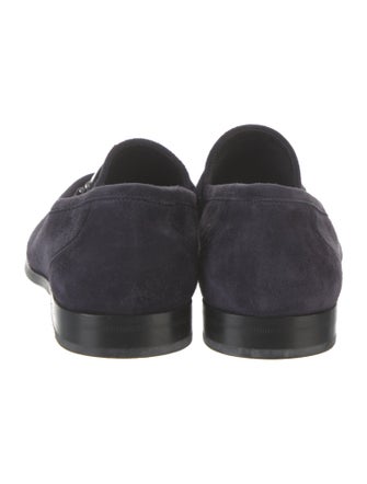 Salvatore Ferragamo Suede Dress Loafers