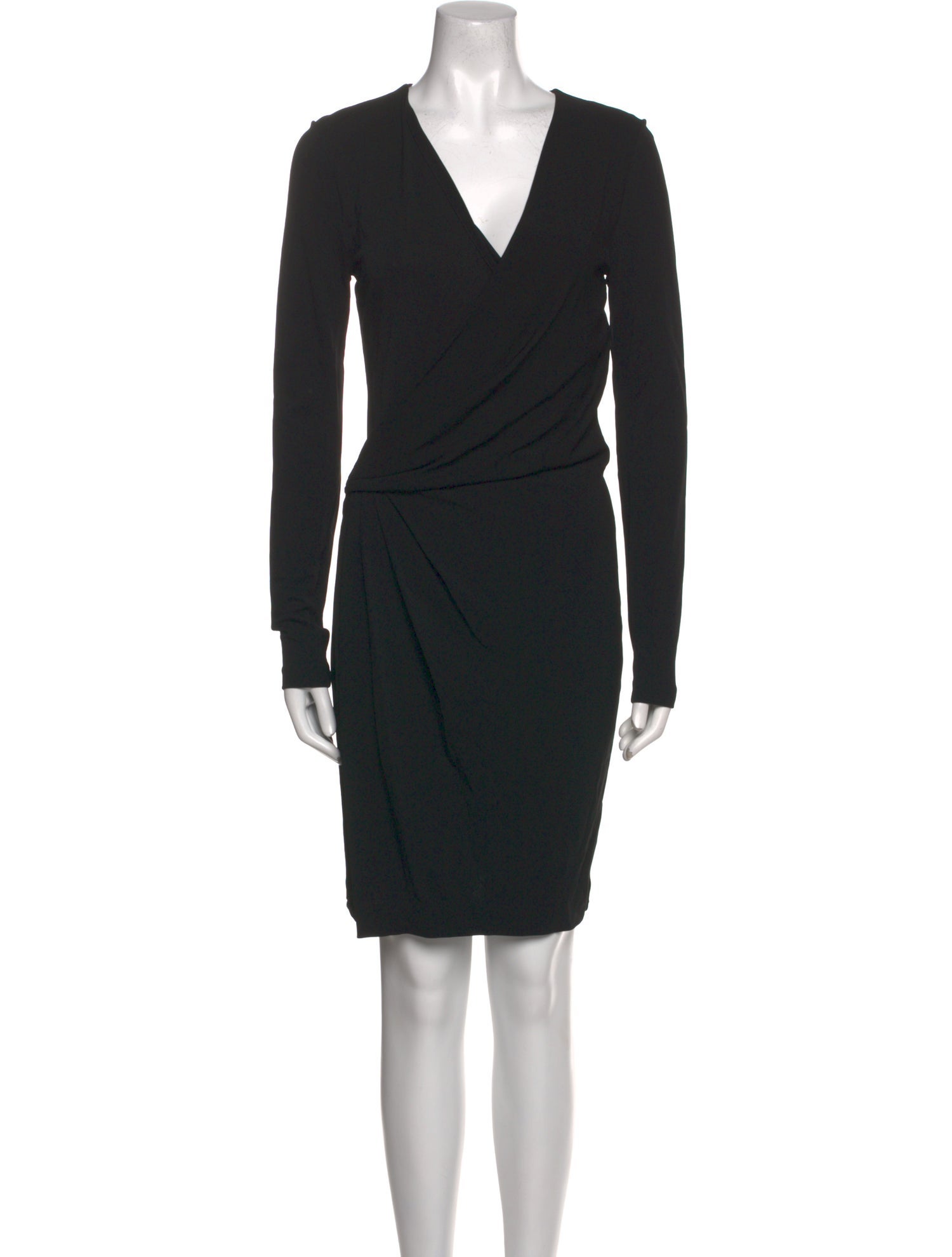 Salvatore Ferragamo V-Neck Mini Dress